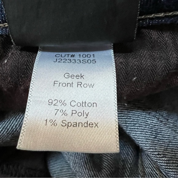 Kasil x Taylor Jackson Paint Splattered The Geek Peg Leg Jeans Size 25 - Picture 9 of 12